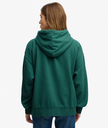 Hoodie Luxe Casual Brod&eacute; Coupe D&eacute;contract&eacute;e Image 5