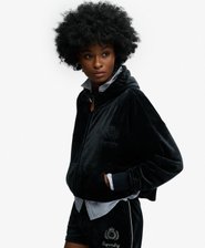 Country Club Velour Zip Hoodie