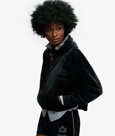 Country Club Velour Zip-Hoodie Image 2