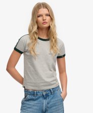 Athletic Essentials Ringer-T-Shirt mit Grafik