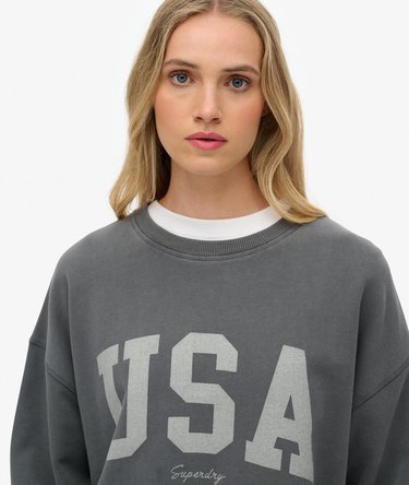 Athletic Essentials Relaxed Crew Sweatshirt Image 4