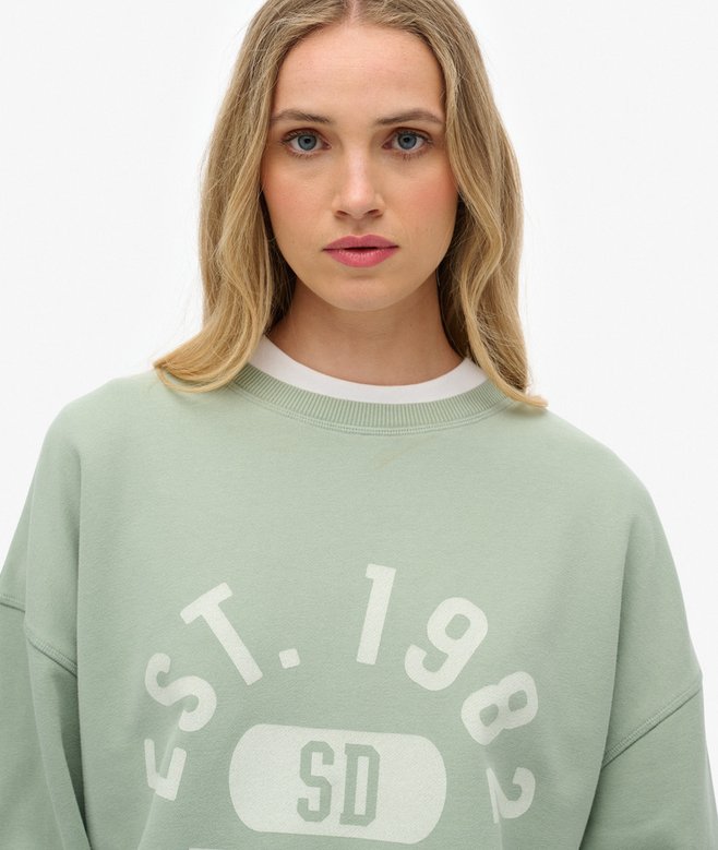 Athletic Essentials Relaxed Crew Sweatshirt