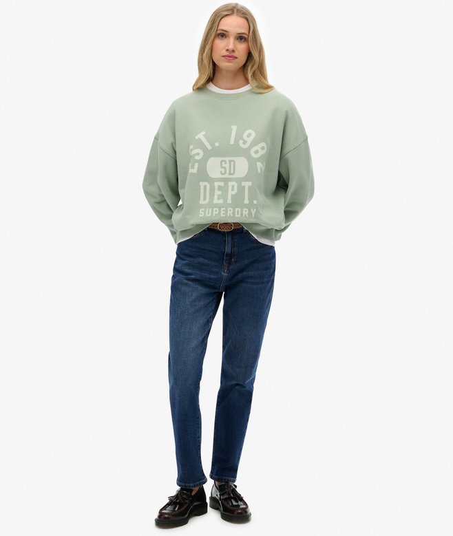 Athletic Essentials Relaxed Crew Sweatshirt