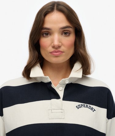 Athletic Essentials Stripe Rugby Top Image 4