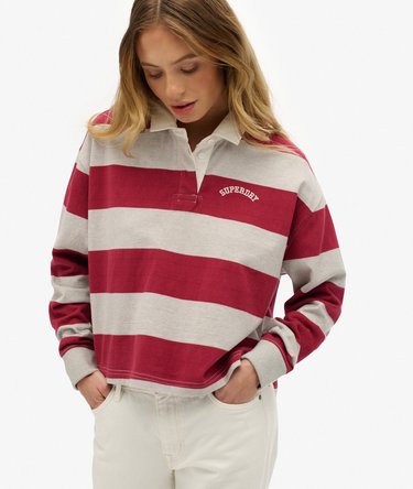 Athletic Essentials Stripe Rugby Top Image 2