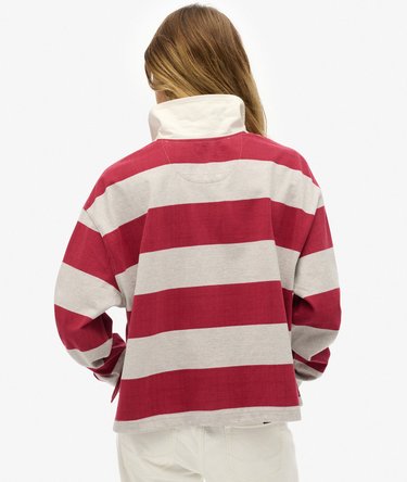 Athletic Essentials Stripe Rugby Top Image 5