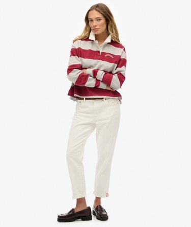 Athletic Essentials Stripe Rugby Top Image 3