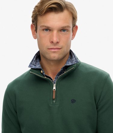 Preppy Half Zip Jumper Image 2