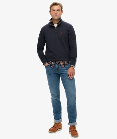 Maglione con mezza zip Preppy Image 4