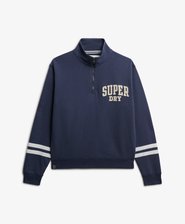 Demi-zip Athletic Essentials avec appliqu&eacute;