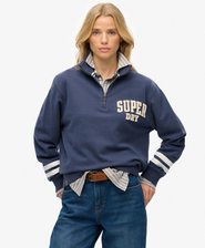 Demi-zip Athletic Essentials avec appliqu&eacute;