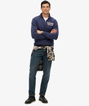 Vintage Athletic Zip Half-Zip Jumper Image 3