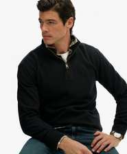 Ribbed Half Zip Jumper