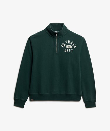 Athletic Essentials Applicatie Halve Rits Sweatshirt Image 1