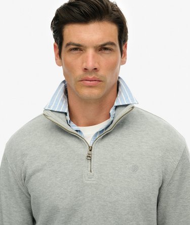 Ribbed Half Zip Jumper Image 4