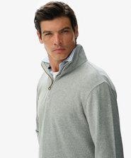 Ribbed Half Zip Jumper