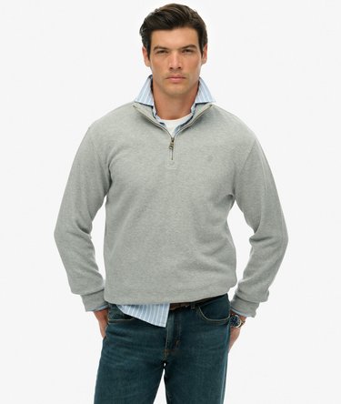 Ribbed Half Zip Jumper Image 2