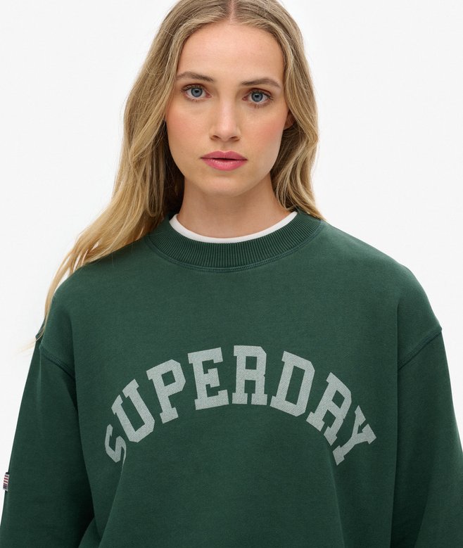 Athletic Essentials Slouchy Crew Sweatshirt