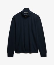 Ribbed Half Zip Jumper