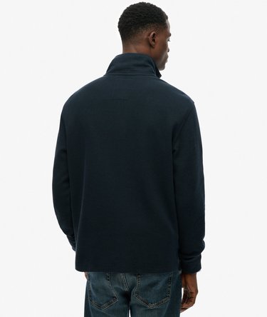 Maglione a coste con mezza zip Image 5