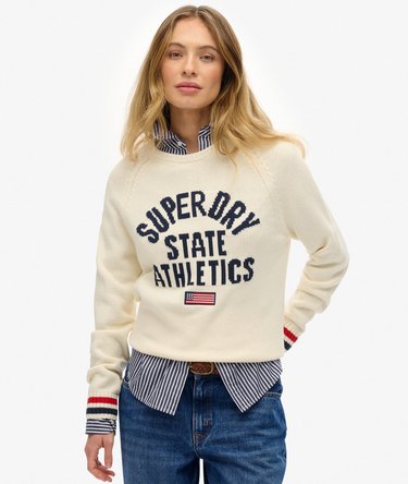 Slouchy Intarsia Graphic Knitted Jumper Image 2