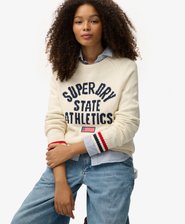 Slouchy Intarsia Graphic Knitted Jumper