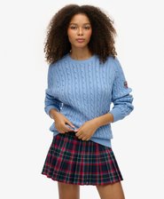 Slouchy Cable Knit Jumper