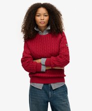 Slouchy Cable Knit Jumper