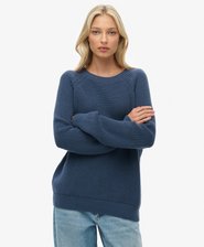 Relaxed Ribbed Knitted Jumper