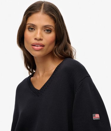 Oversized V-hals Sweater Image 4