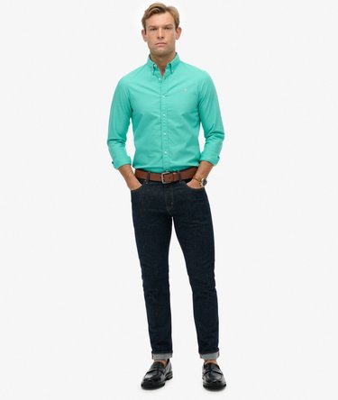 Chemise Oxford Classique &agrave; Manches Longues Image 3