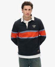 Haut de rugby &agrave; rayures Athletic Vintage