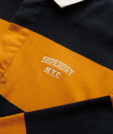 Vintage Athletic Stripe Rugby Top Image 6