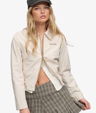 Bench Double Zip Collar Ripstop Jacket Image 1