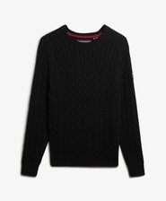 Pull en maille torsad&eacute;e d&eacute;contract&eacute;