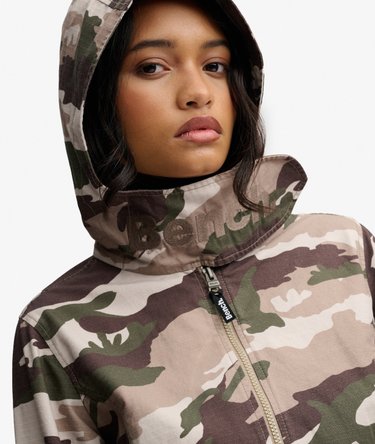 Bench Hooded Funnel Neck Ripstop Jacket Image 3