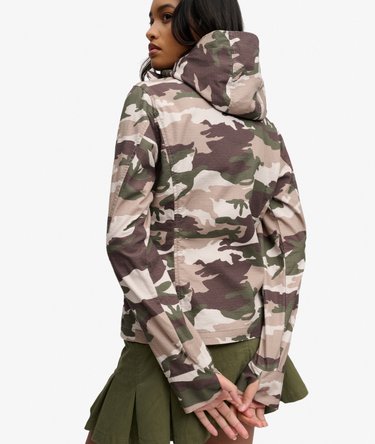 Bench Hooded Funnel Neck Ripstop Jacket Image 4