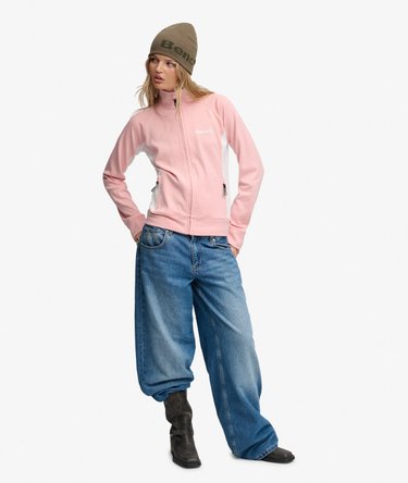 Bench High Neck Contrast Track Top Image 2