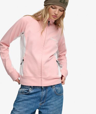 Bench High Neck Contrast Track Top Image 1