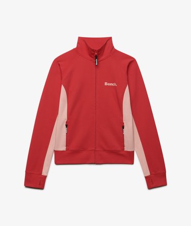 Bench High Neck Contrast Track Top Image 6