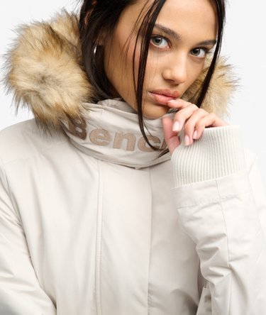 Bench Faux Fur Hooded Windcheater Jacket Image 4