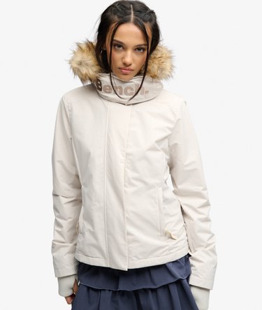 Bench Faux Fur Hooded Windcheater Jacket Image 2