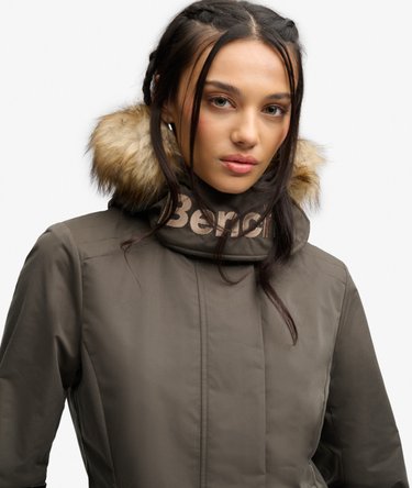 Bench Faux Fur Hooded Windcheater Jacket Image 4