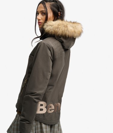 Bench Faux Fur Hooded Windcheater Jacket Image 5