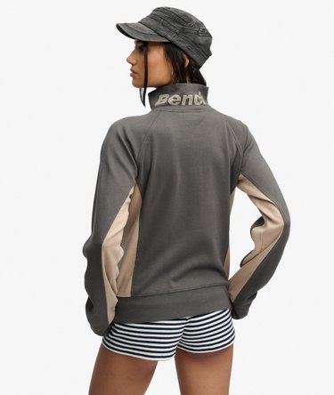 Bench High Neck Contrast Track Top Image 4