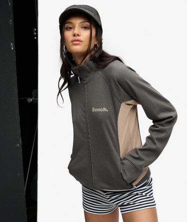Bench High Neck Contrast Track Top Image 1