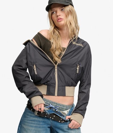 Bench Hooded Shell Bomber Jacket Image 1
