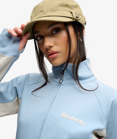 Bench High Neck Contrast Track Top Image 3