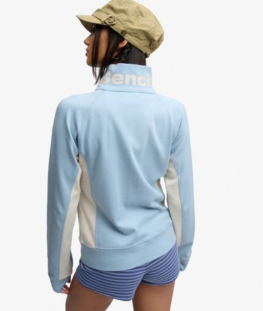 Bench High Neck Contrast Track Top Image 4