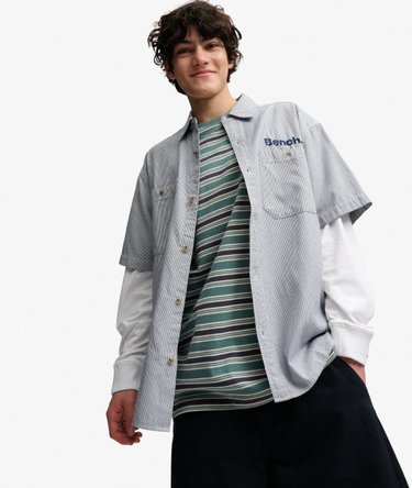 Bench Mechanic Short Sleeve Boxy Shirt Image 1